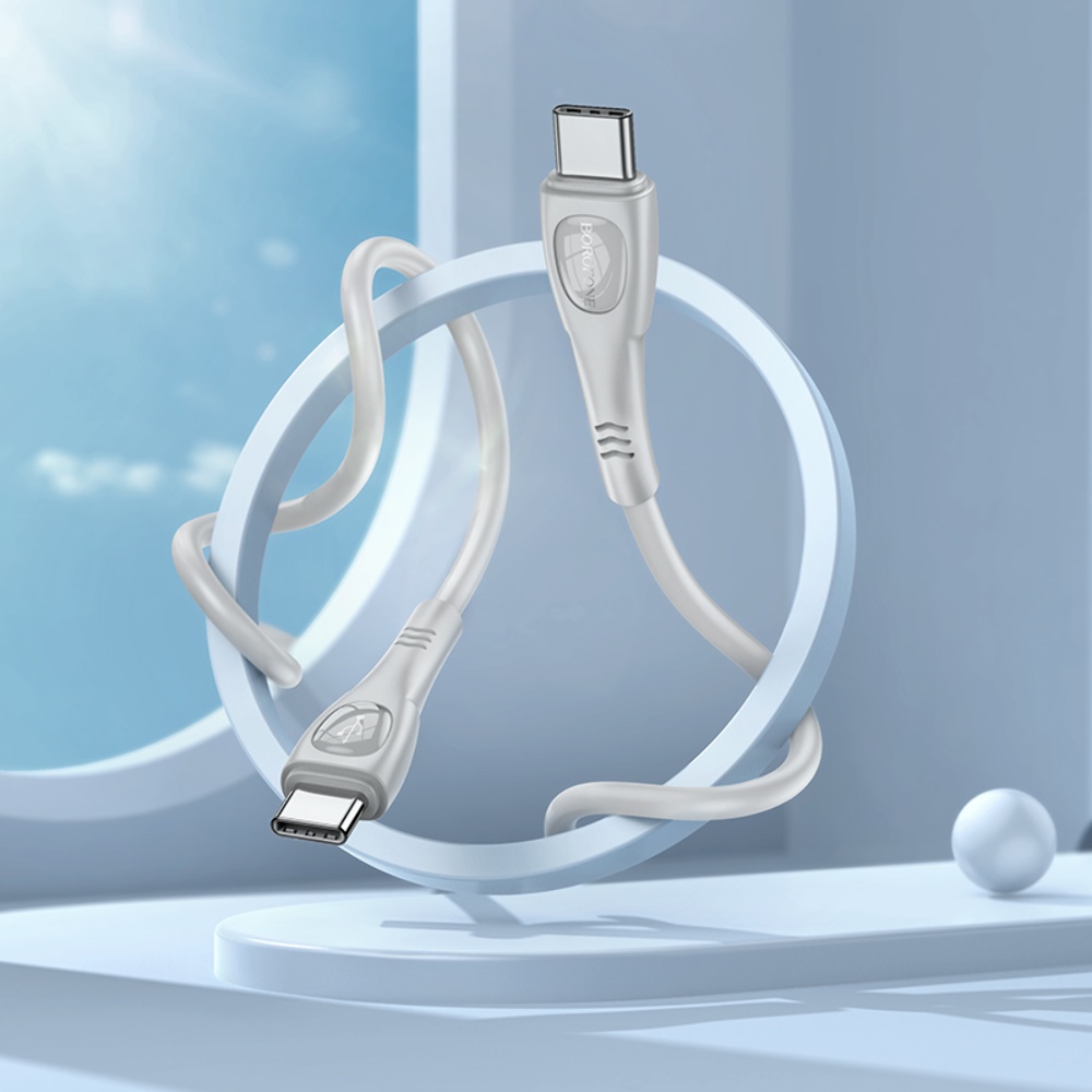 Кабель Borofone BX98 Type-C to Type-C PD 60W 1m grey