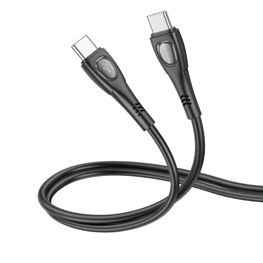 Кабель Borofone BX98 Type-C to Type-C PD 60W 1m black