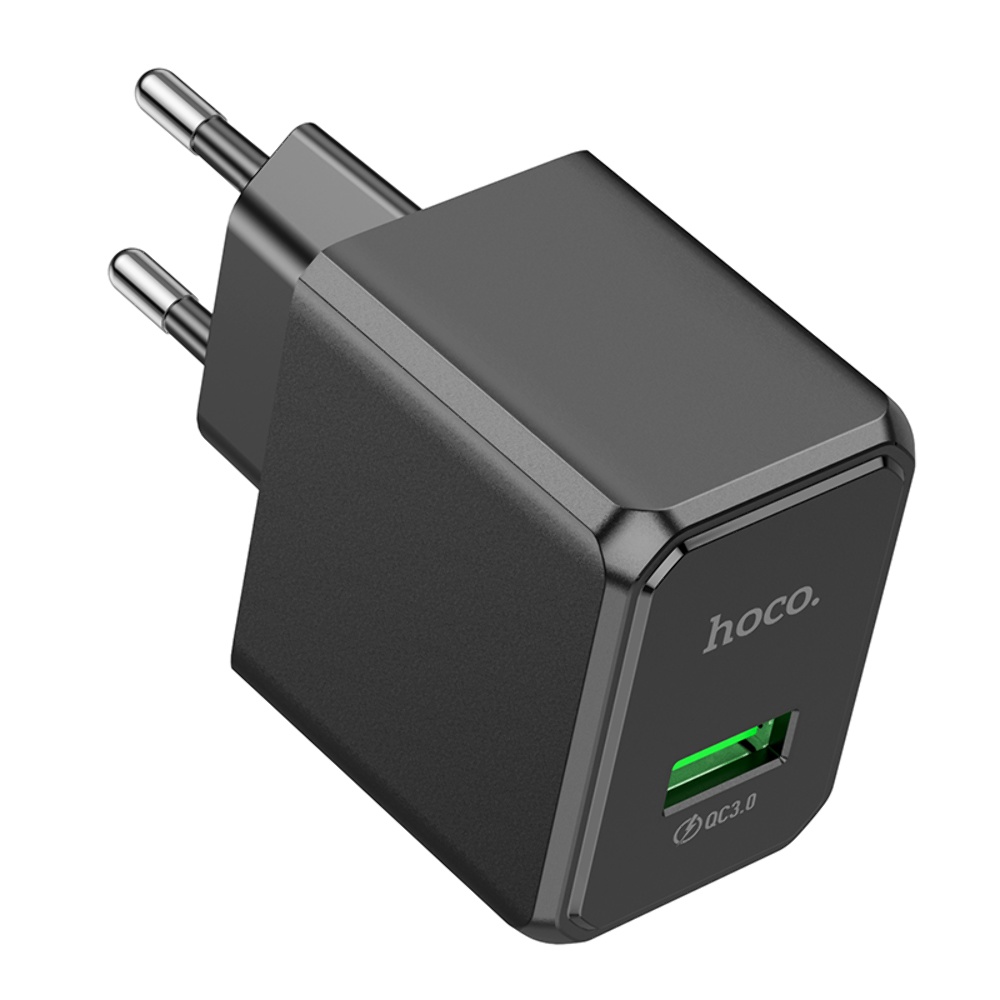 Сетевое зарядное устройство Hoco CS12A USB 18W черное