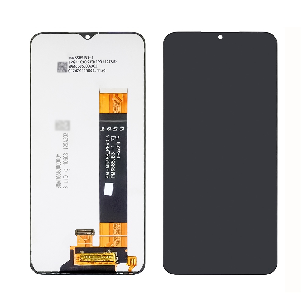 Дисплей для Samsung A135F/ A235F/ M236/ M336 Galaxy A13 (4G)/ A23/M23/M33 (2022) с чёрным тачскрином Service Pack