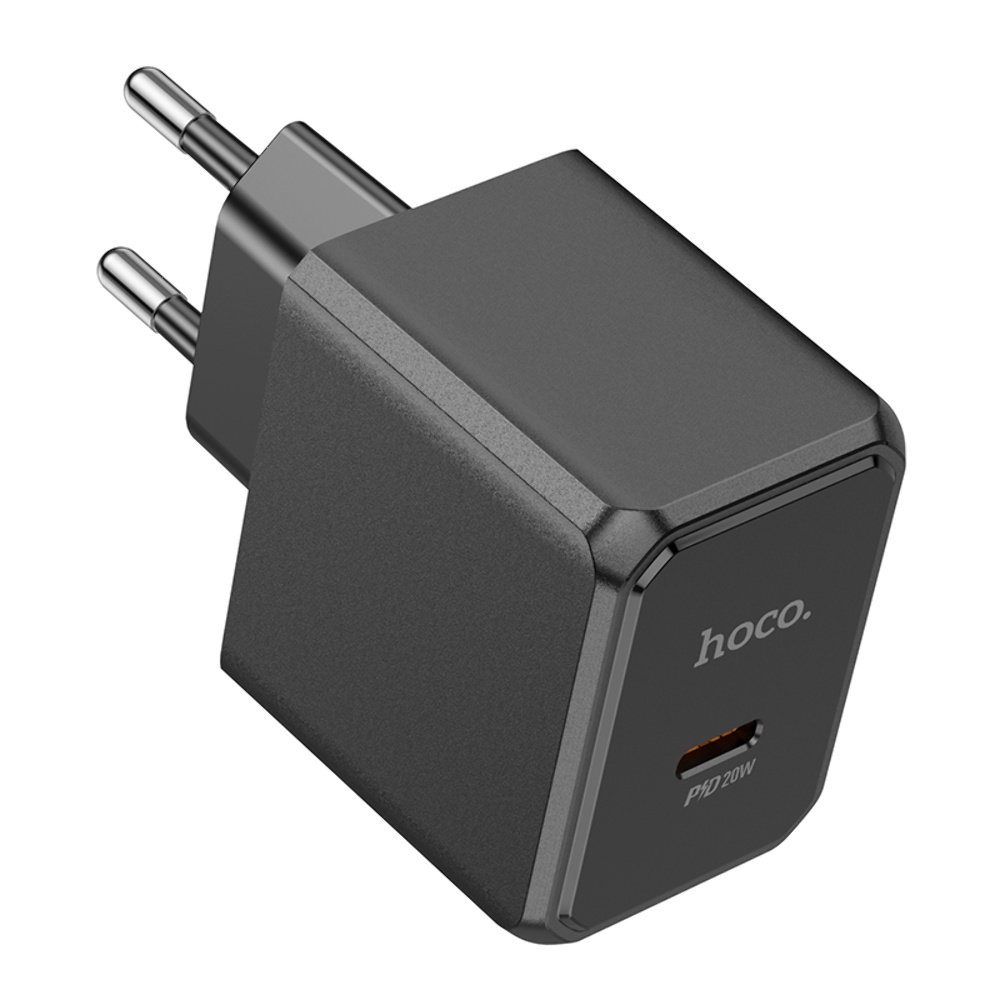 Сетевое зарядное устройство Hoco CS13A Type-C 20W черное
