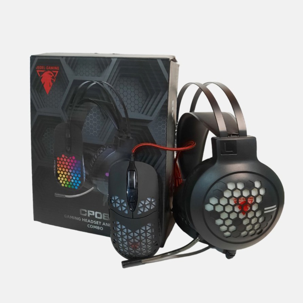 Комплект мышь и наушники Jedel CP-06 чёрный