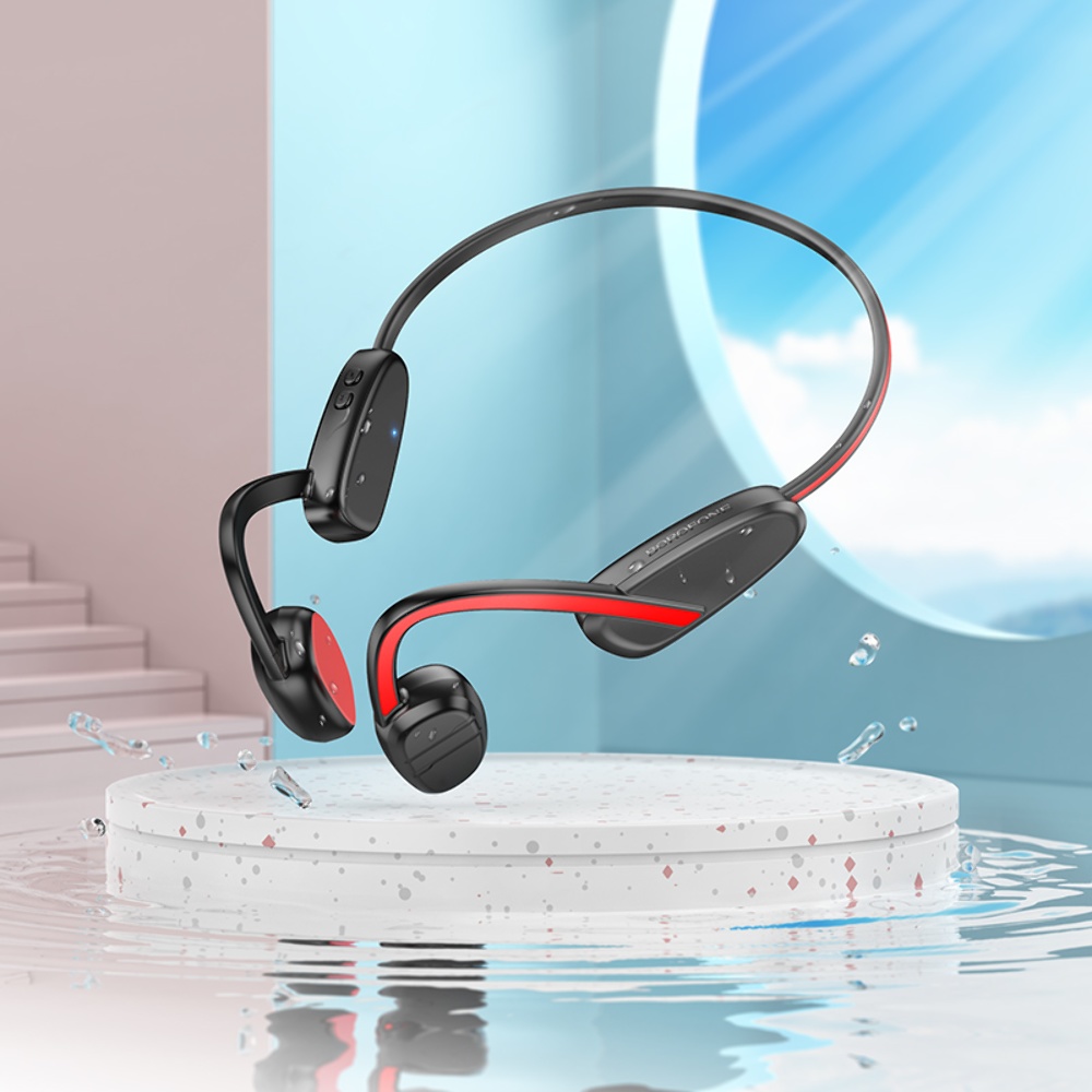 Беспроводные наушники Borofone BE62 открытые red