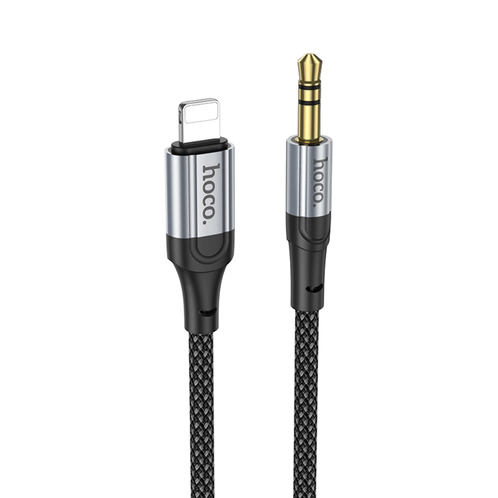 AUX кабель Hoco UPA26 Lightning to Jack 3.5 1m черный