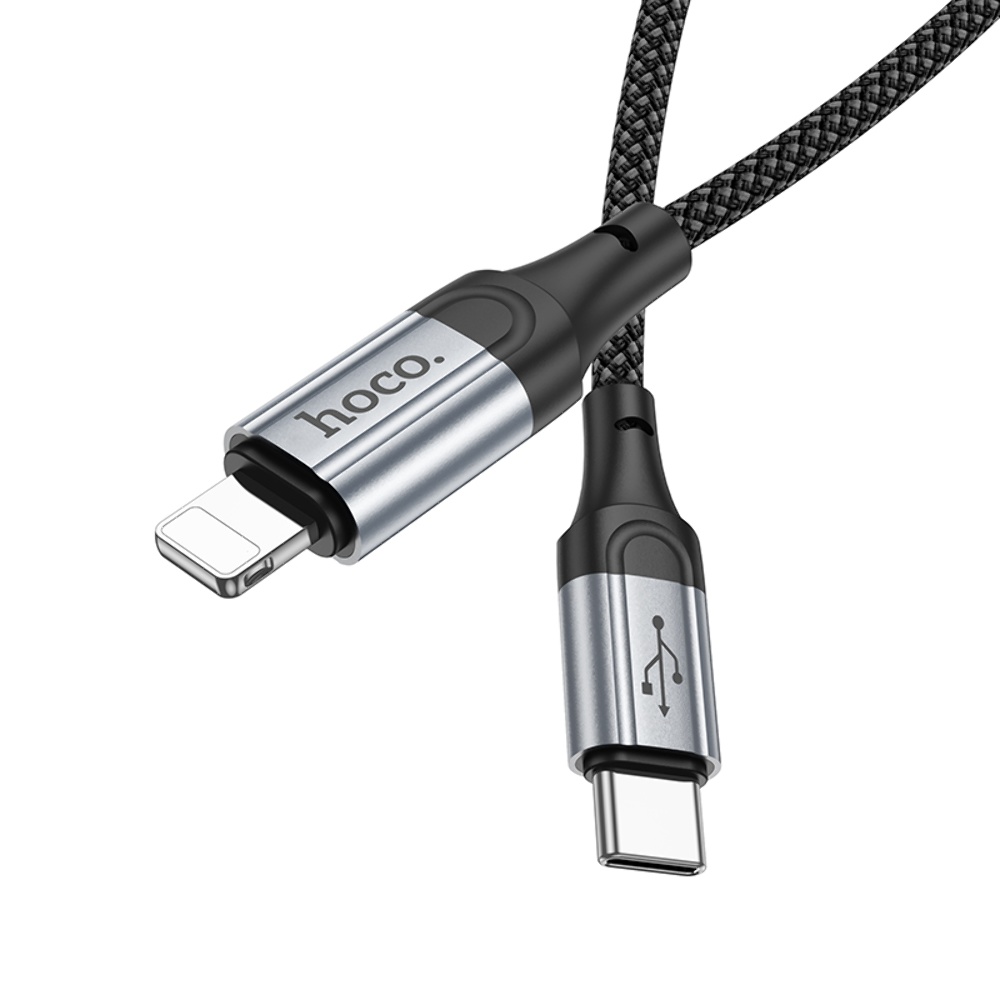 Кабель Hoco X102 Type-C to Lightning PD 27W 1m black