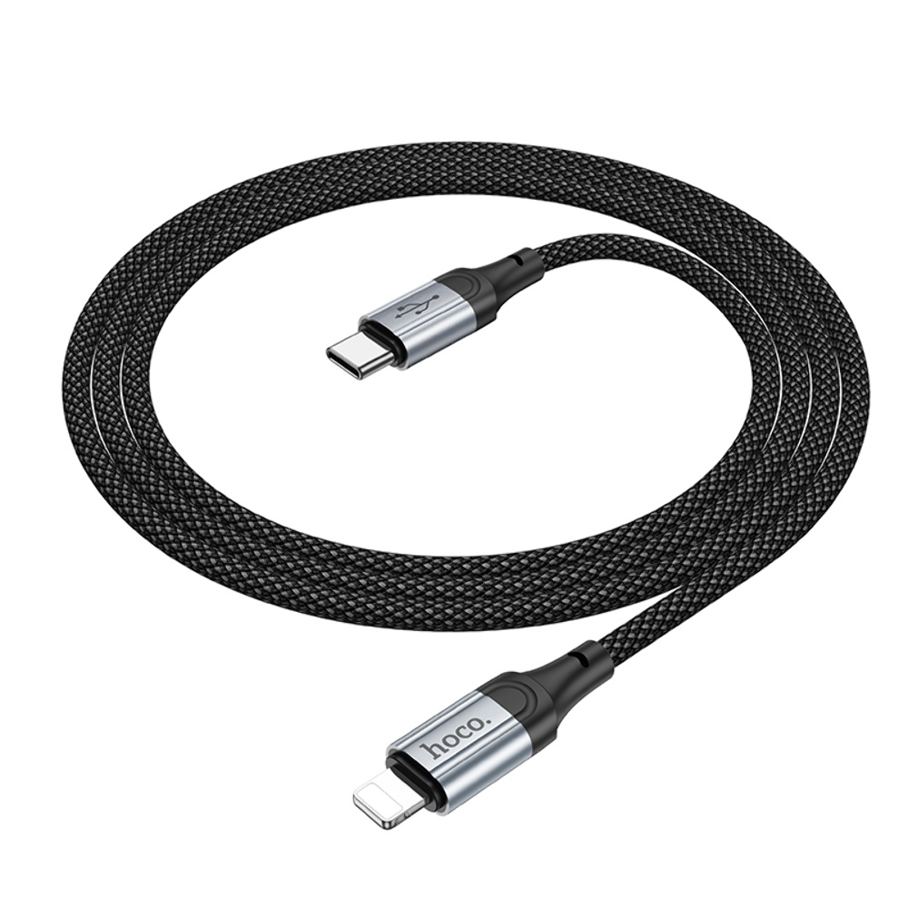 Кабель Hoco X102 Type-C to Lightning PD 27W 1m black