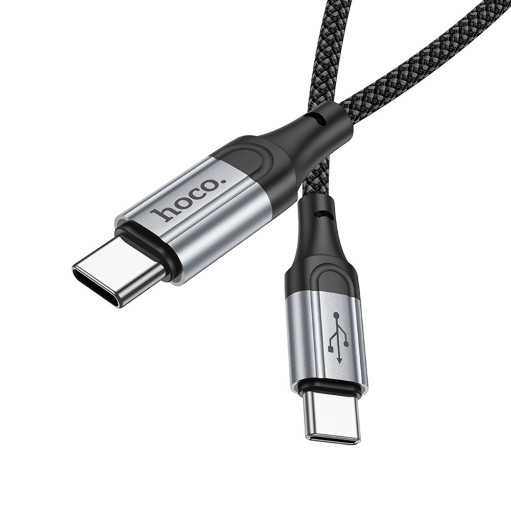 Кабель Hoco X102 Type-C to Type-C PD 60W 1m black