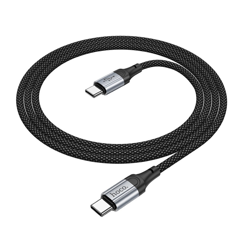 Кабель Hoco X102 Type-C to Type-C PD 60W 1m black