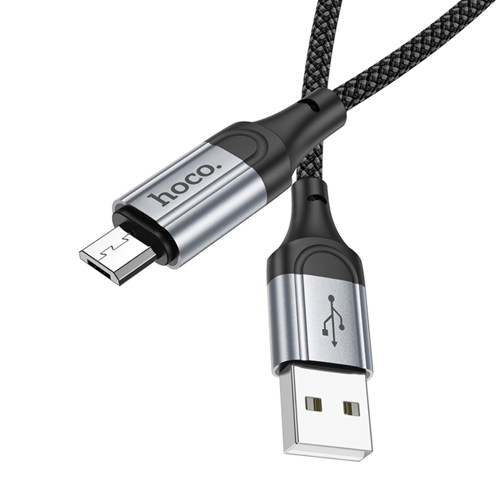 Кабель Hoco X102 USB to MicroUSB 1m black
