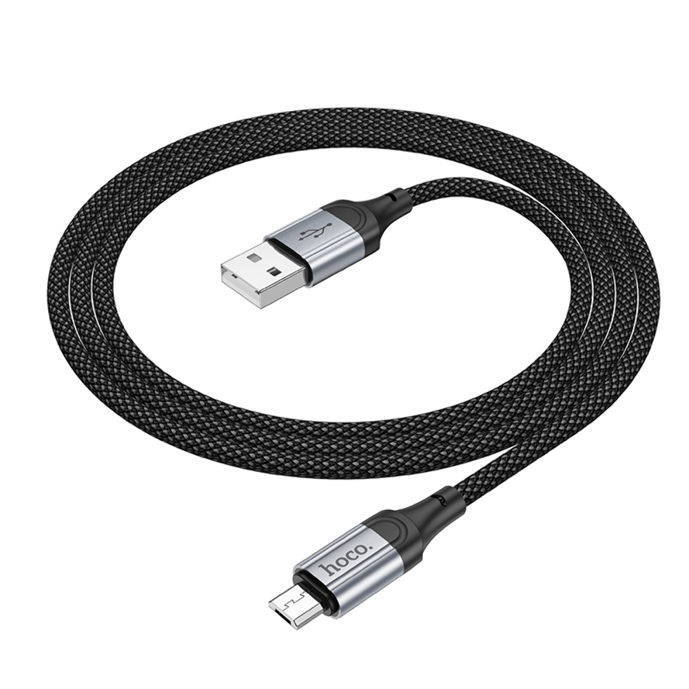 Кабель Hoco X102 USB to MicroUSB 1m black