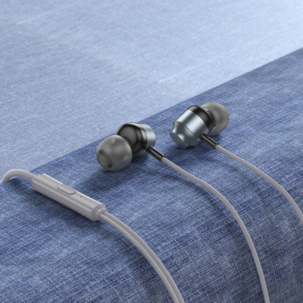 Наушники вакуумные Hoco M122 Type-C metal gray