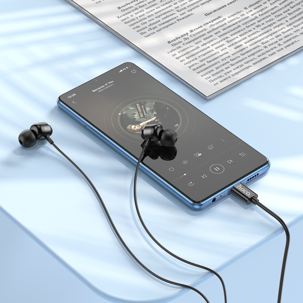 Наушники вакуумные Hoco M122 Type-C black