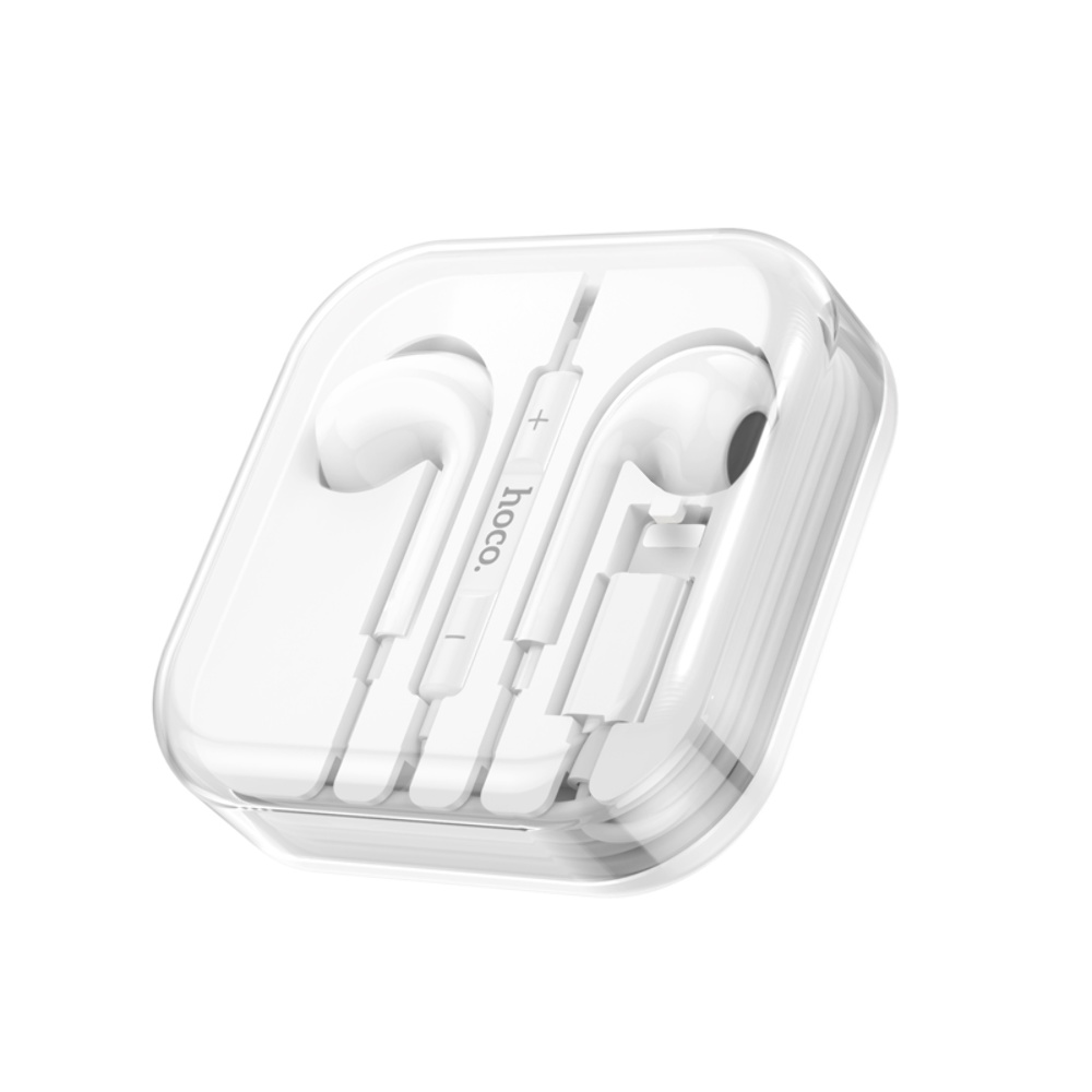Наушники вкладыши Hoco M111 Max Lightning white