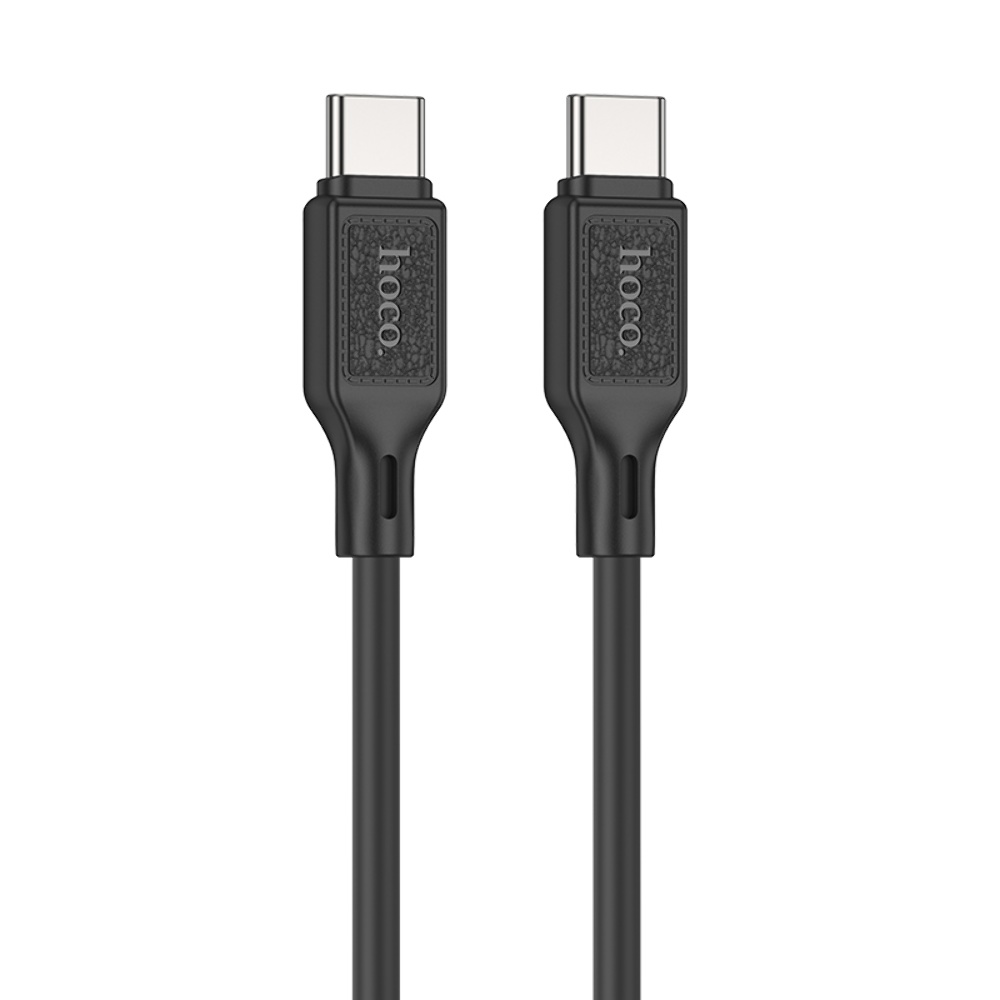 Кабель Hoco X90 Type-C to Type-C PD 60W 1m black