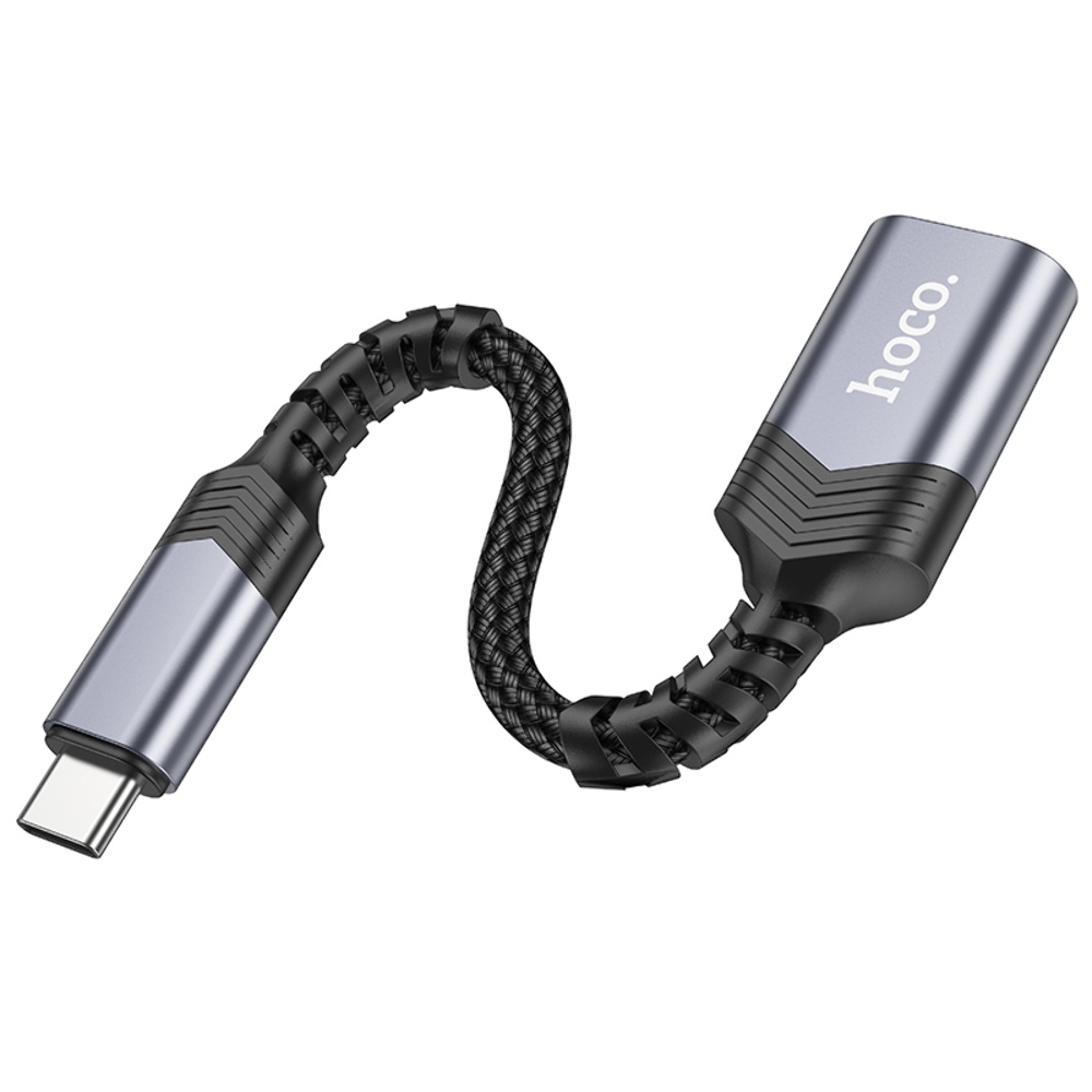 Мультиадаптер хаб Hoco UA24 Type-C to USB 3.0 серый