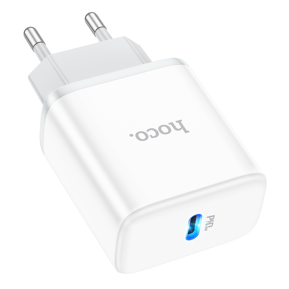 Сетевое зарядное устройство Hoco C104A PD 20W белое