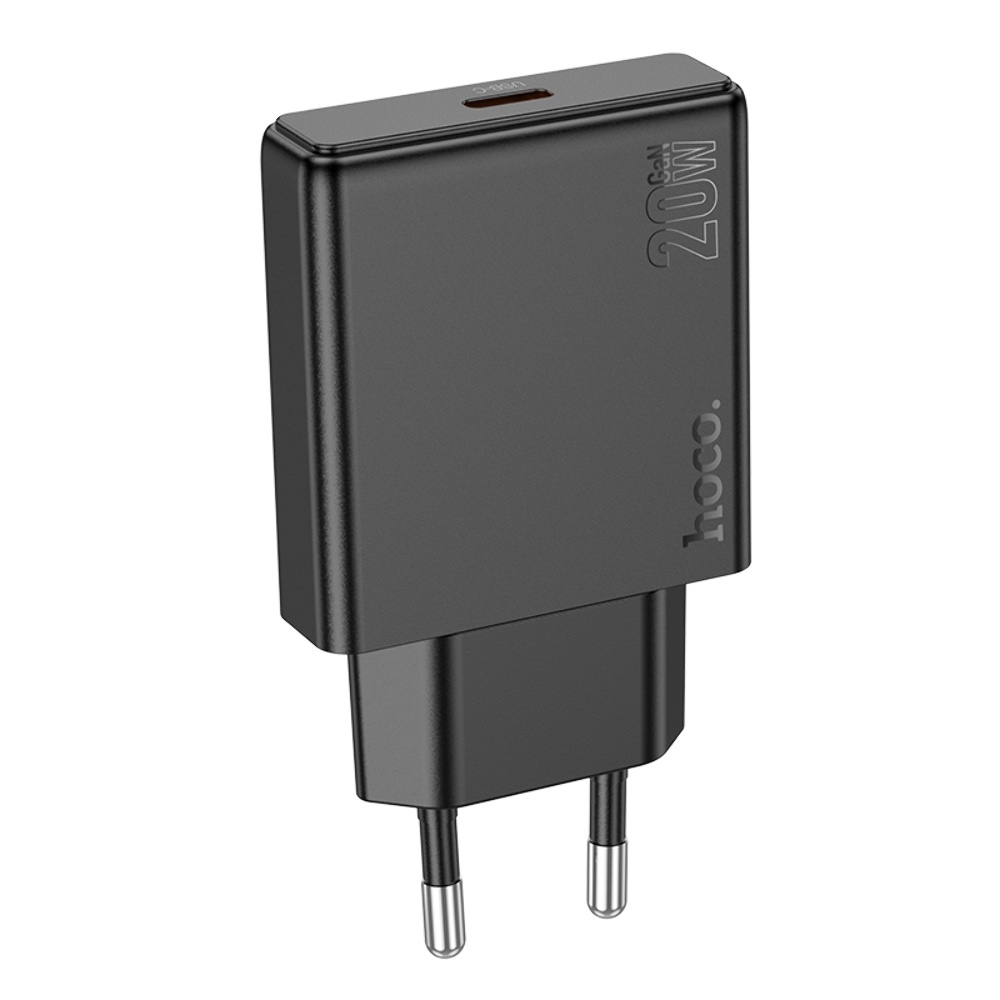 Сетевое зарядное устройство Hoco N37 Type-C PD 20W черное