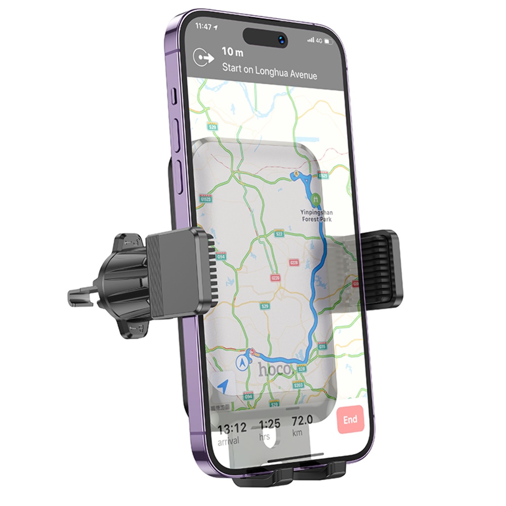 Автодержатель Hoco H26 black gray