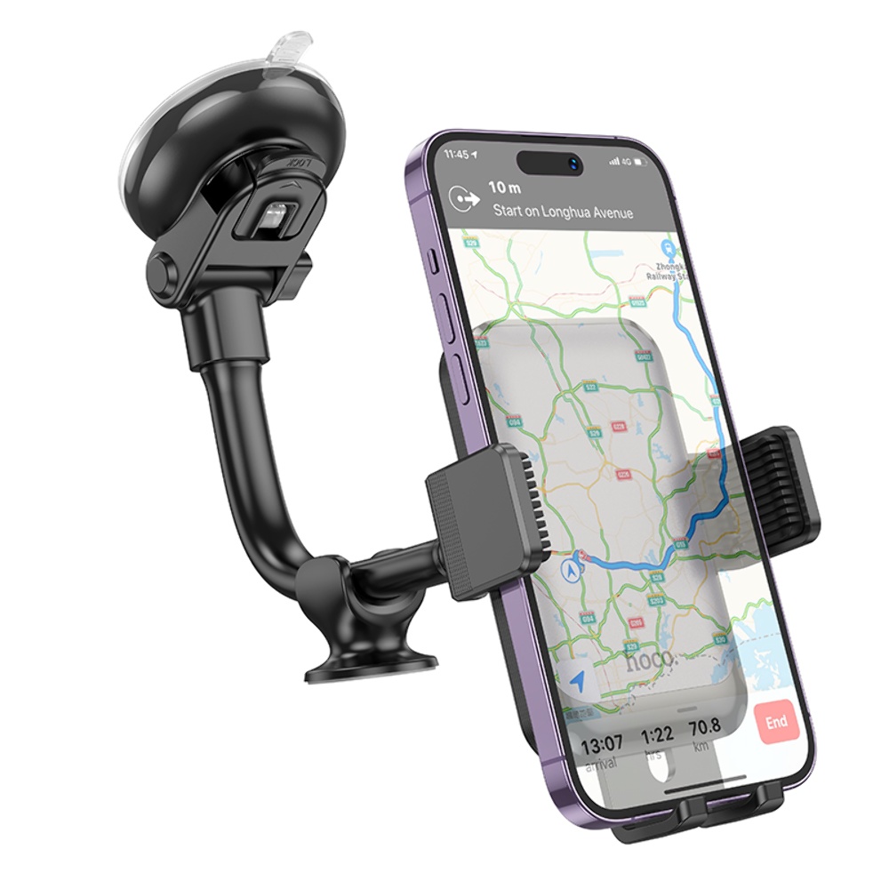 Автодержатель Hoco H27 black gray