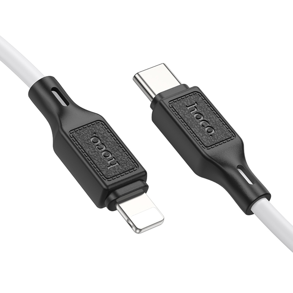 Кабель Hoco X90 Type-C to Lightning PD 1m white