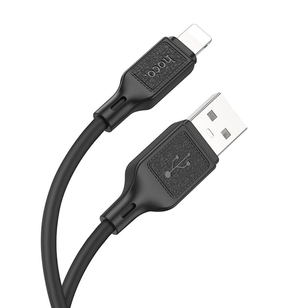 Кабель Hoco X90 USB to Lightning 1m black