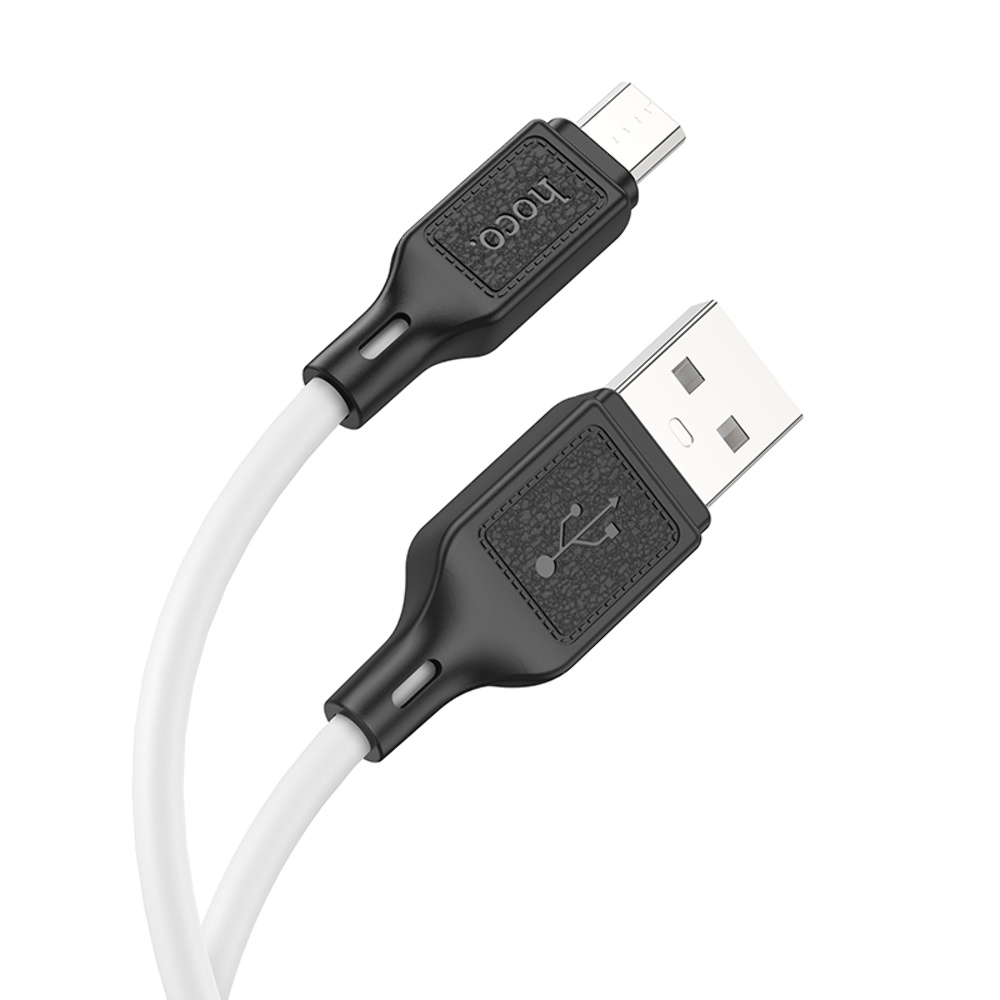 Кабель Hoco X90 USB to MicroUSB 1m white