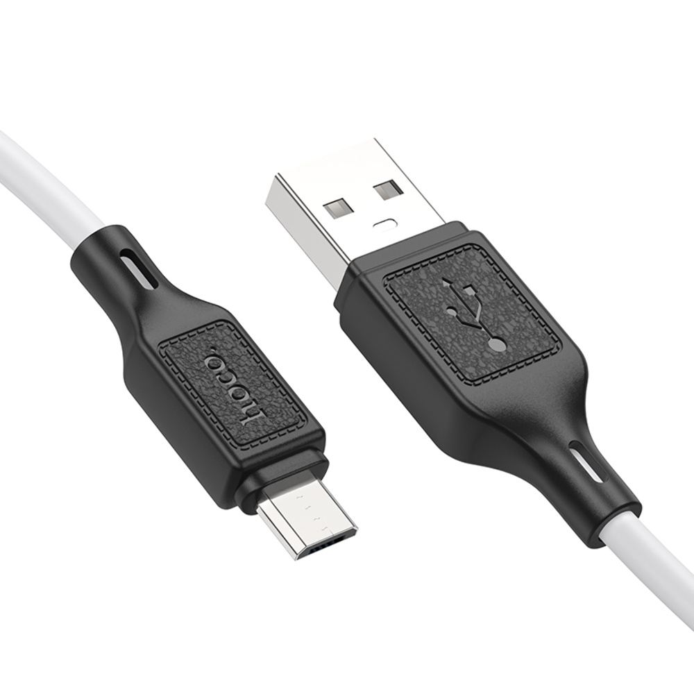 Кабель Hoco X90 USB to MicroUSB 1m white