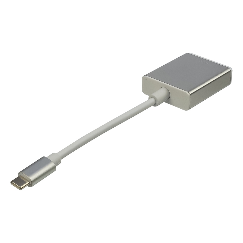 Адаптер переходник Type-C - VGA белый