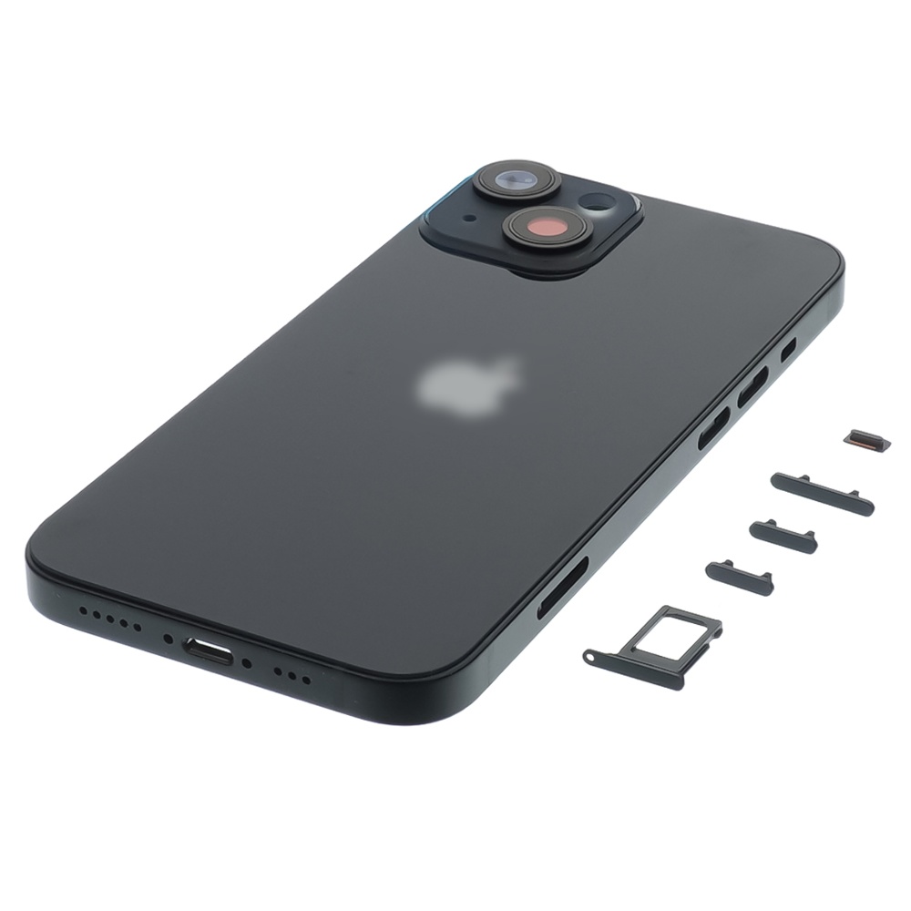 Корпус для Apple iPhone 14 Plus Midnight (чёрный) с рамкой