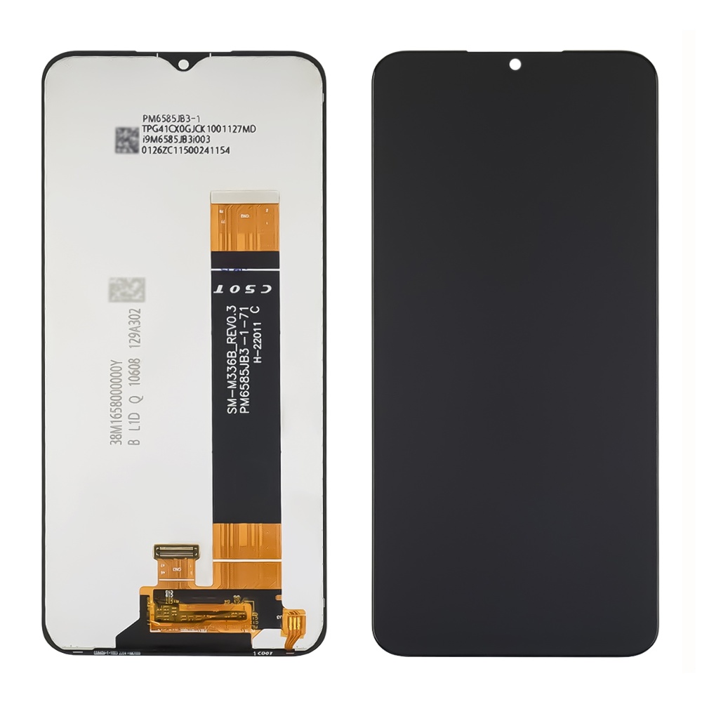 Дисплей для Samsung A235F Galaxy A23 (2022) с чёрным тачскрином Service Pack