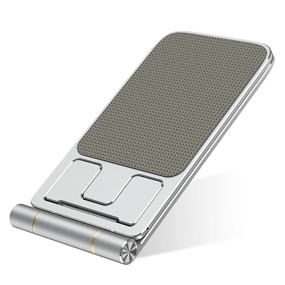 Настольный держатель T2 алюминиевый для телефона silver