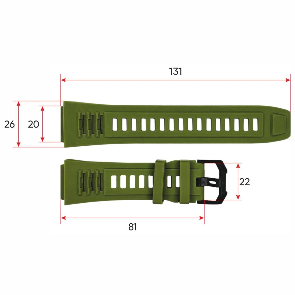 Ремінець для смарт годинника АК45 Army Green