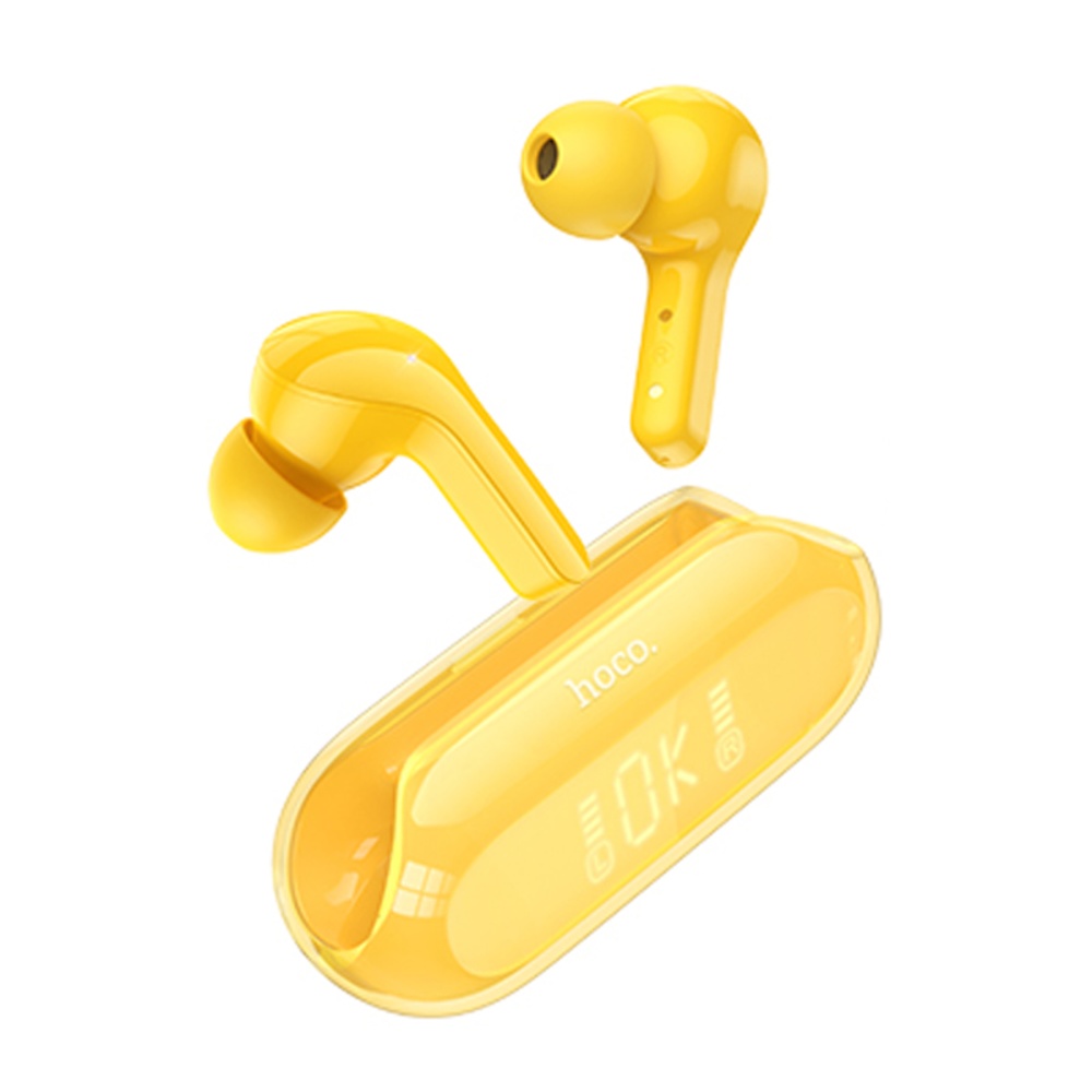 Беспроводные TWS наушники Hoco EW39 вакуумные yellow