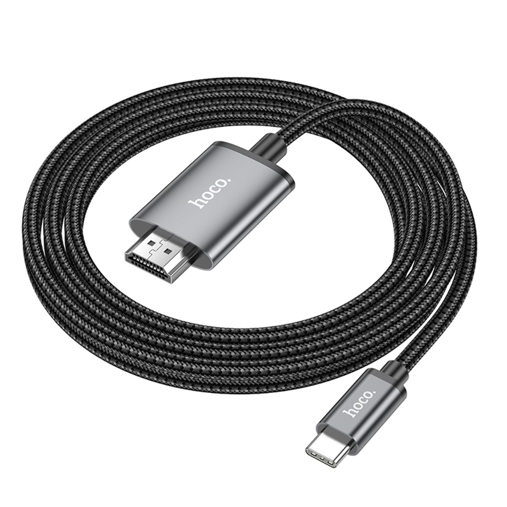 Кабель Hoco UA27 Type-C to HD TV 2m metal gray