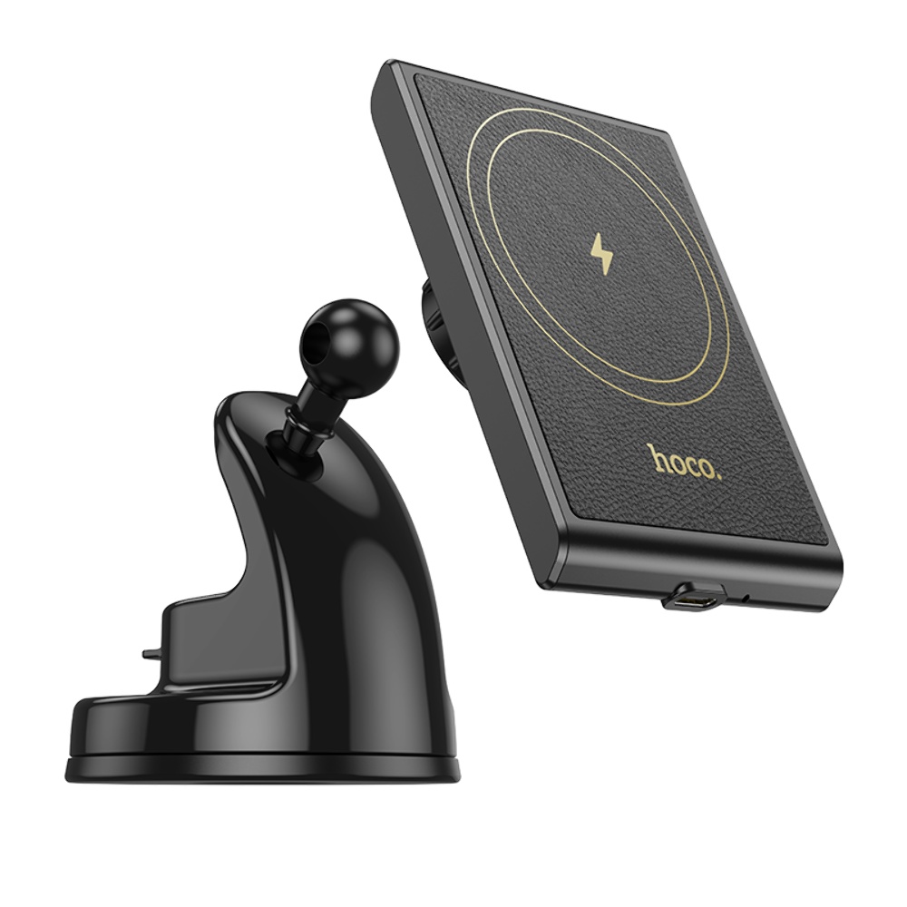 Автодержатель Hoco HW20 магнитный с беспроводной зарядкой 15W black