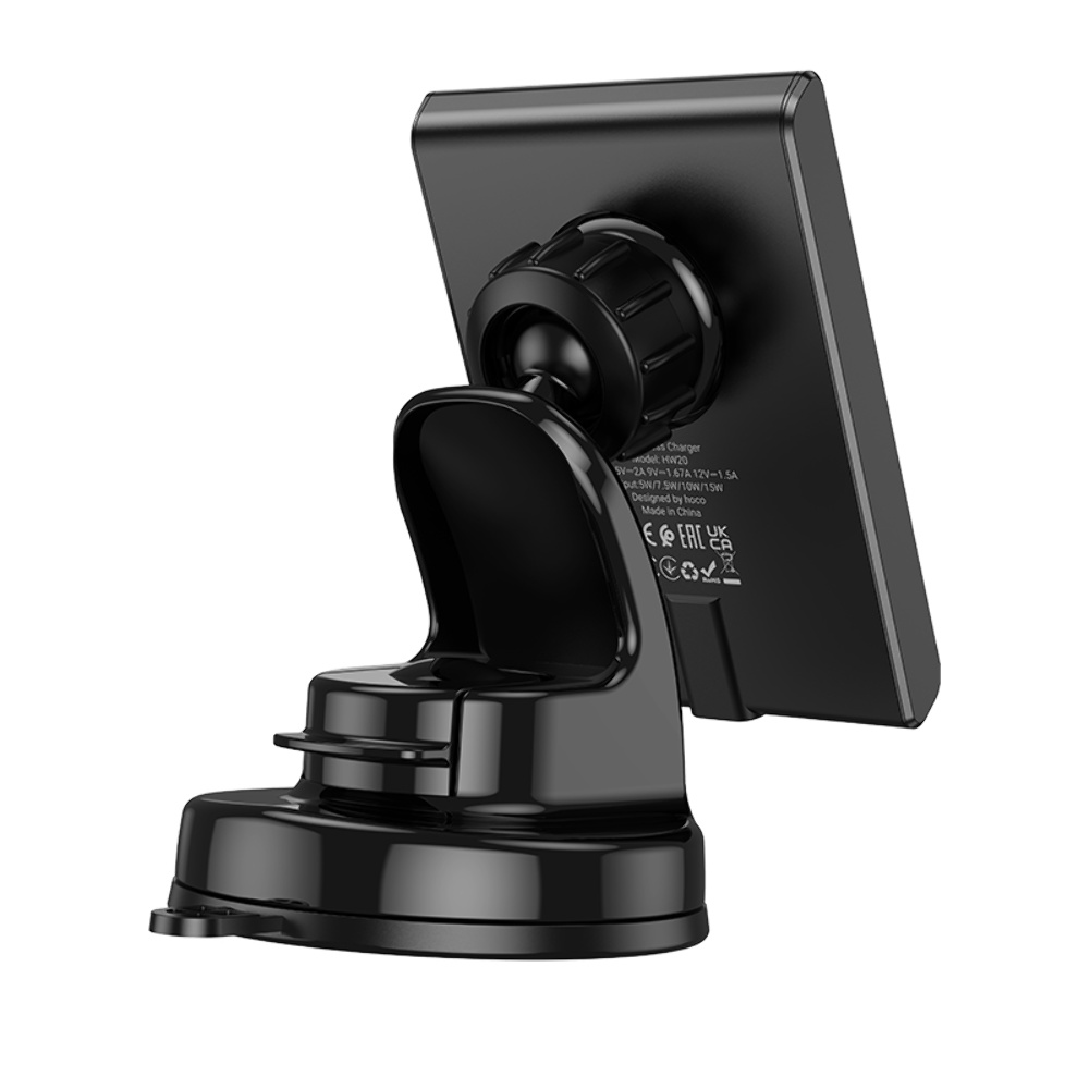 Автодержатель Hoco HW20 магнитный с беспроводной зарядкой 15W black