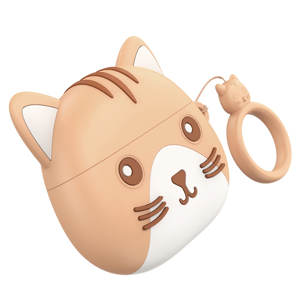 Беспроводные TWS наушники Hoco EW46 вкладыши khaki cat