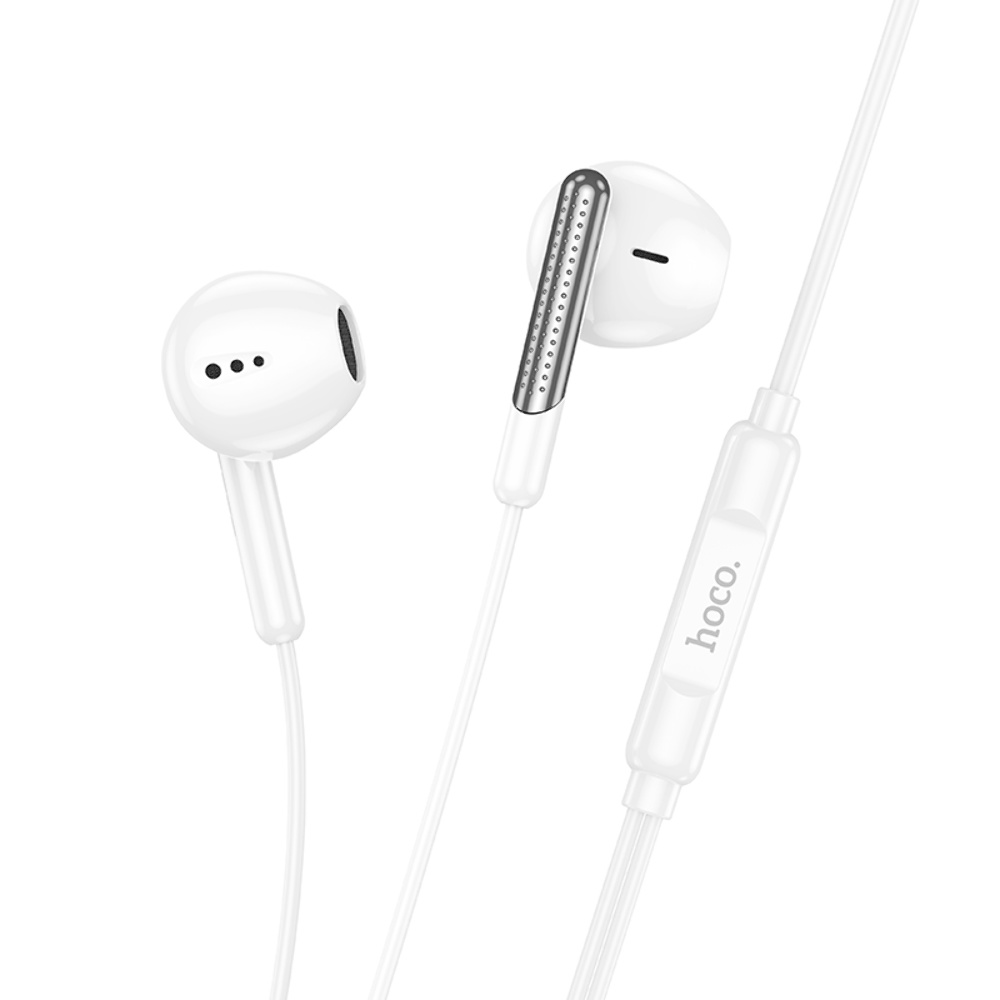 Наушники проводные вкладыши Hoco M123 Type-C white