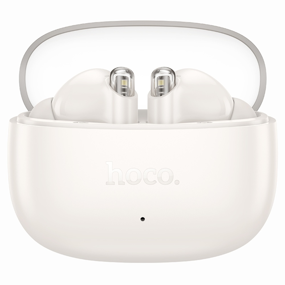Беспроводные TWS наушники Hoco EQ12 вакуумные milky white