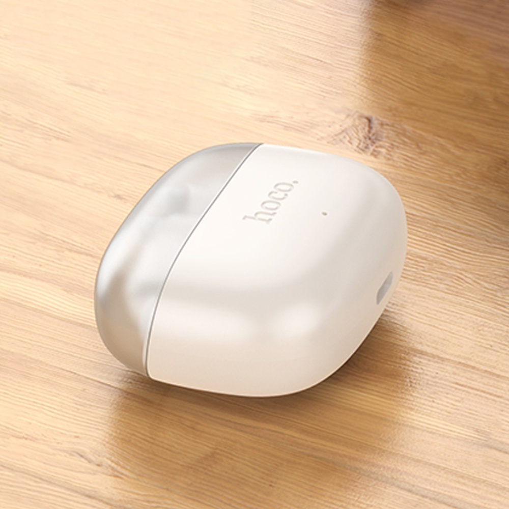 Беспроводные TWS наушники Hoco EQ12 вакуумные milky white
