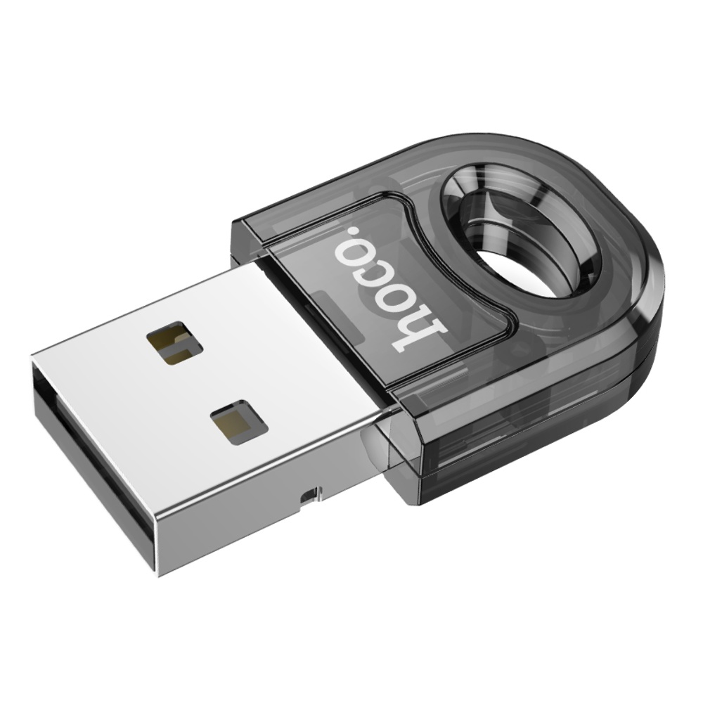 Адаптер переходник Hoco UA28 USB to Bluetooth transparent black