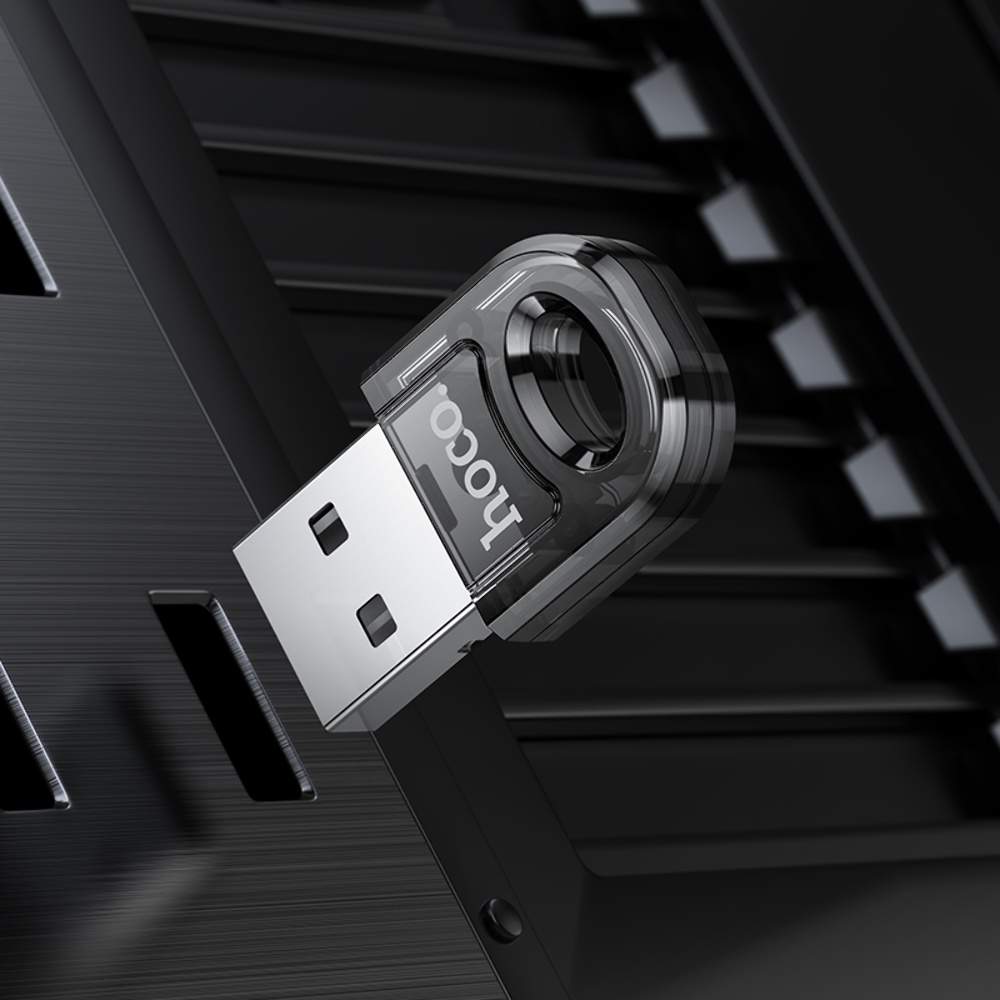 Адаптер переходник Hoco UA28 USB to Bluetooth transparent black