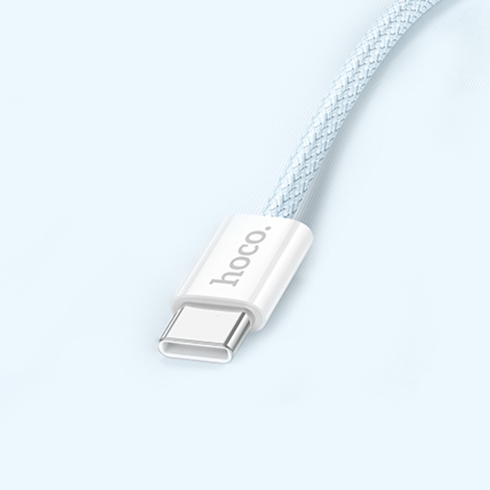 Кабель Hoco X104 Type-C to Type-C PD 60W 1m blue
