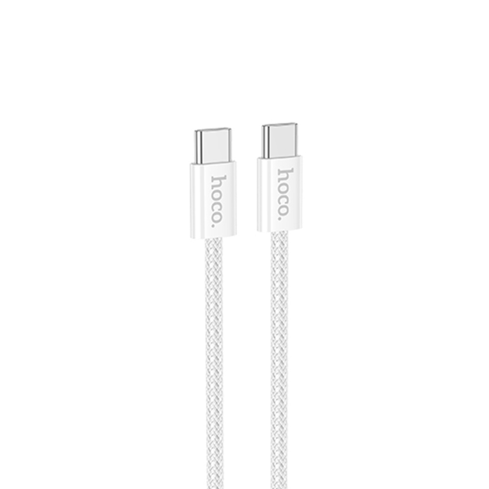 Кабель Hoco X104 Type-C to Type-C PD 60W 1m white