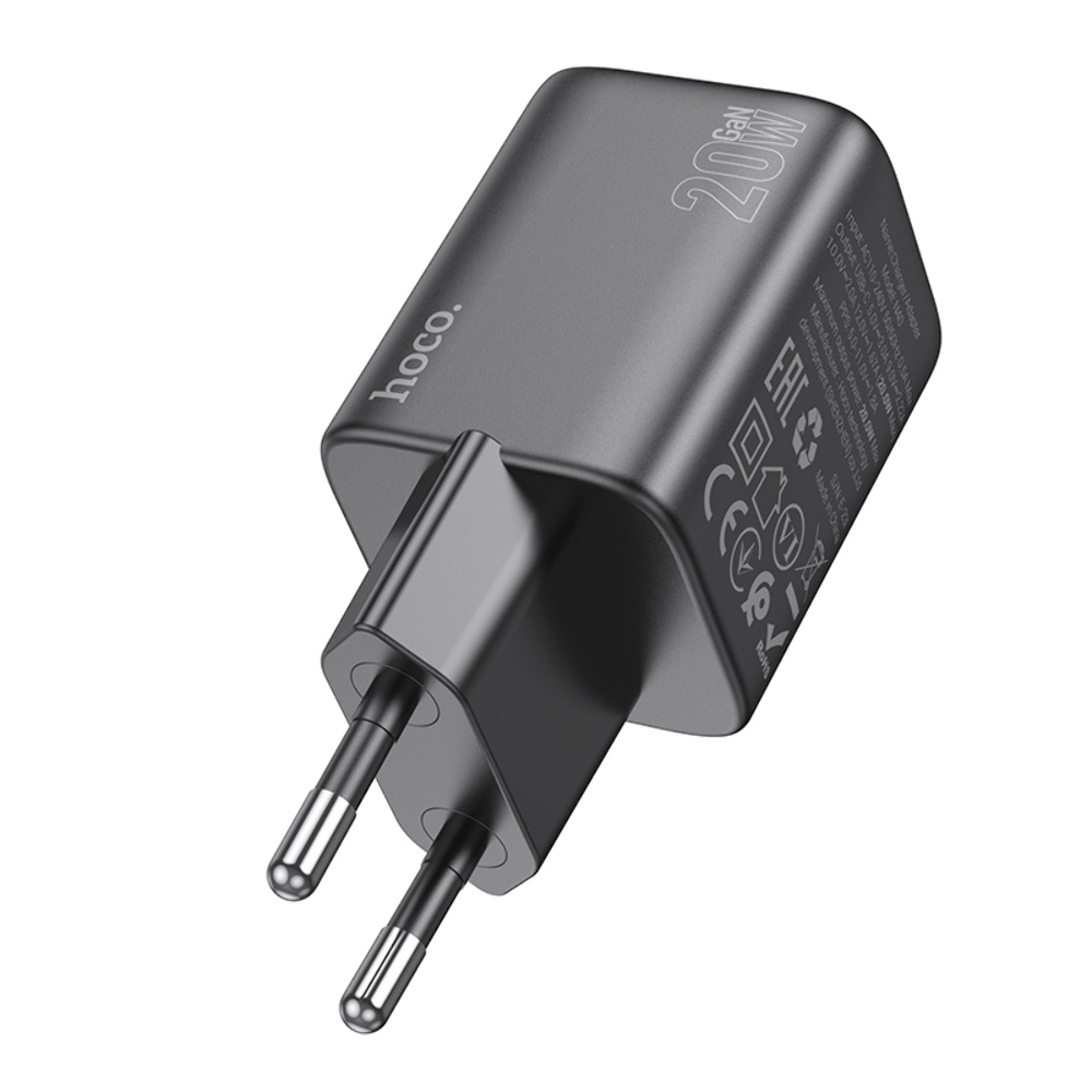 Сетевое зарядное устройство Hoco N40 Type-C PD 20W black