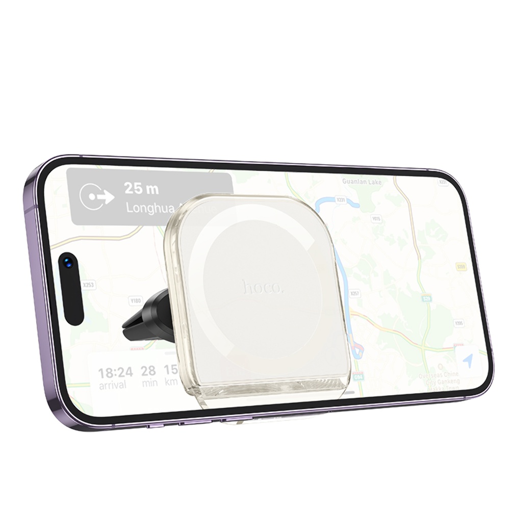 Автодержатель Hoco H42 магнитный white