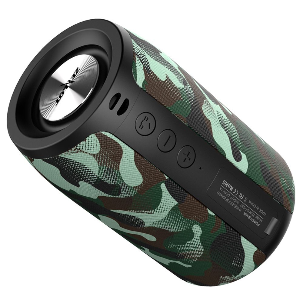 Портативная Bluetooth колонка ZEALOT S32 camouflage green