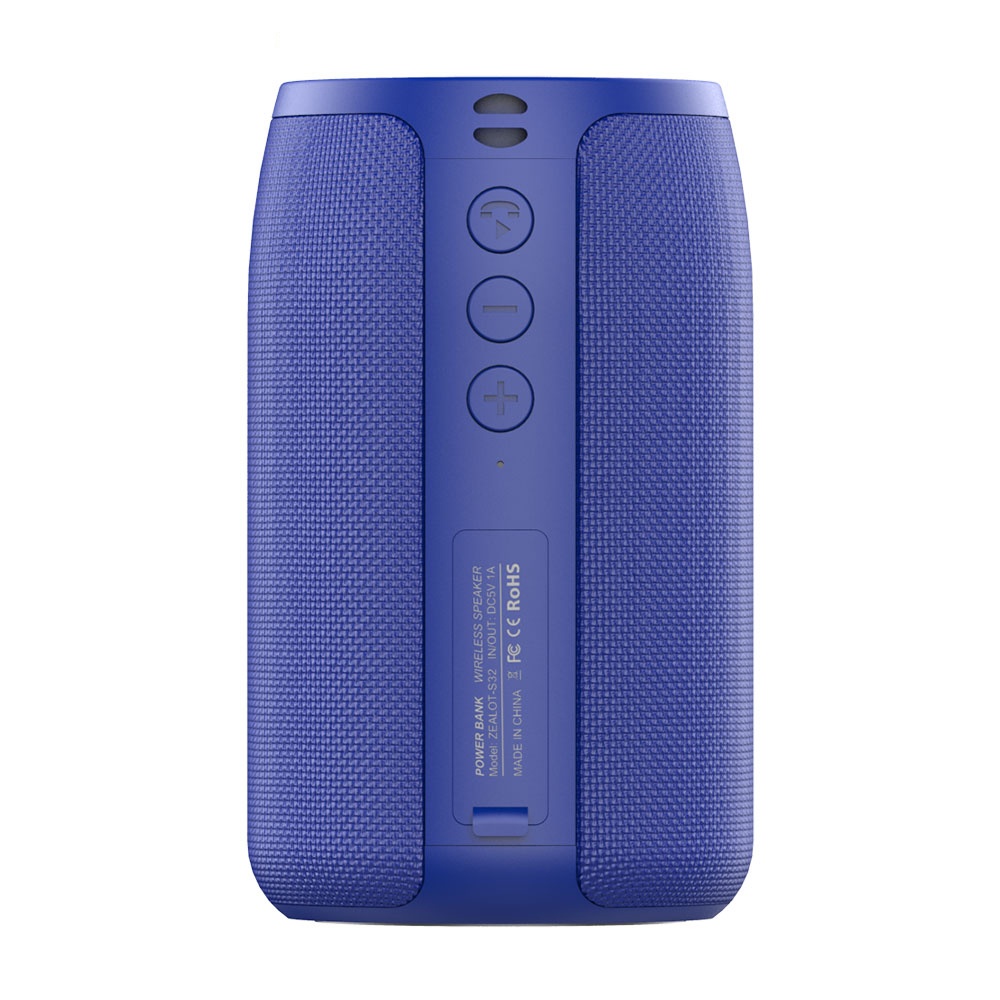 Портативная Bluetooth колонка ZEALOT S32 blue