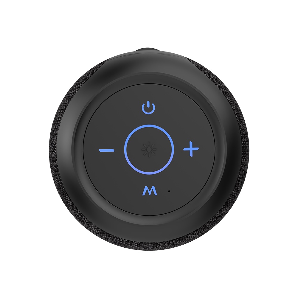 Портативная Bluetooth колонка ZEALOT S53 TWS с LED подсветкой black