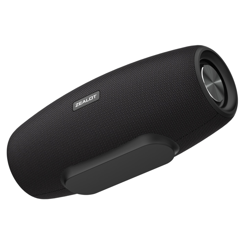 Портативная Bluetooth колонка ZEALOT S67 TWS с LED подсветкой black